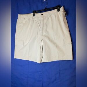 Haggar Men's Light Tan Cargo Shorts